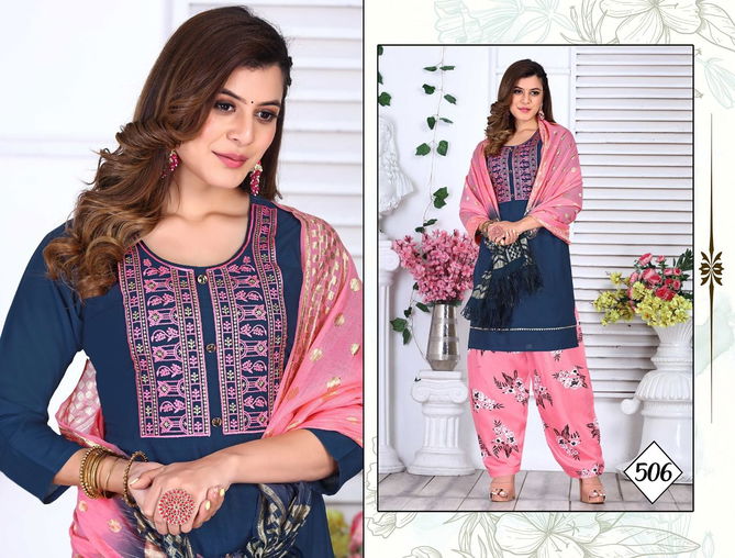 Riyaa Levisa 1 Rayon Designer Fancy Wear Ready Made Suit Collection